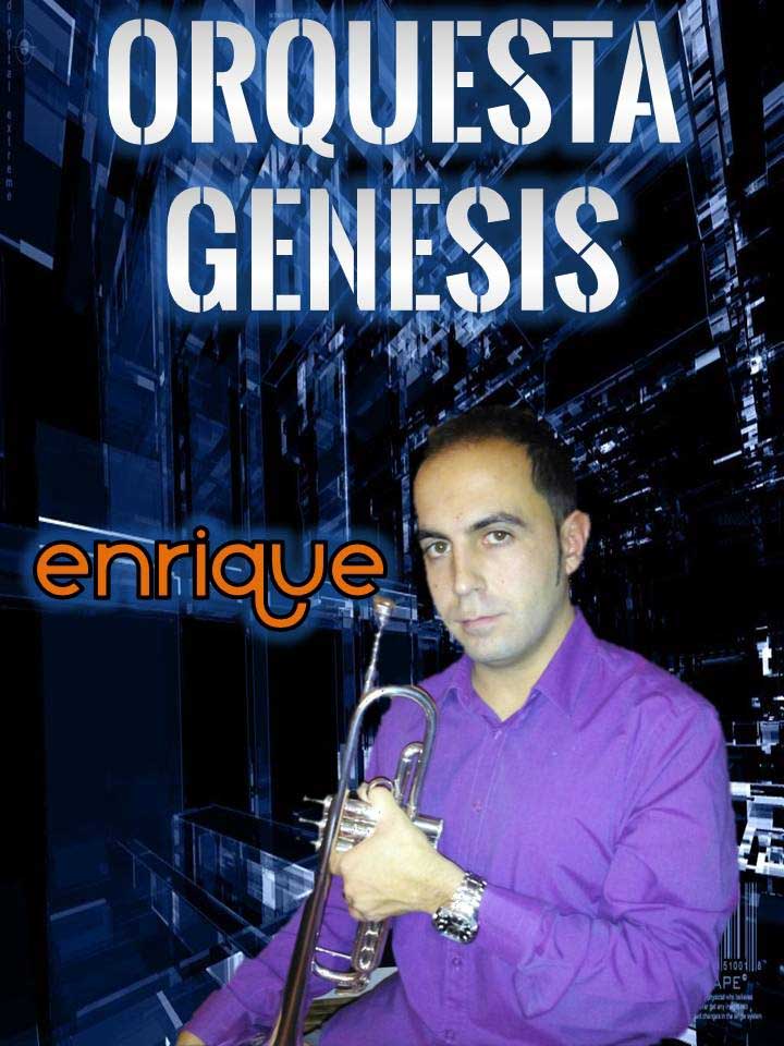 Enrique es el nuevo trompetista de Orquesta Genesis