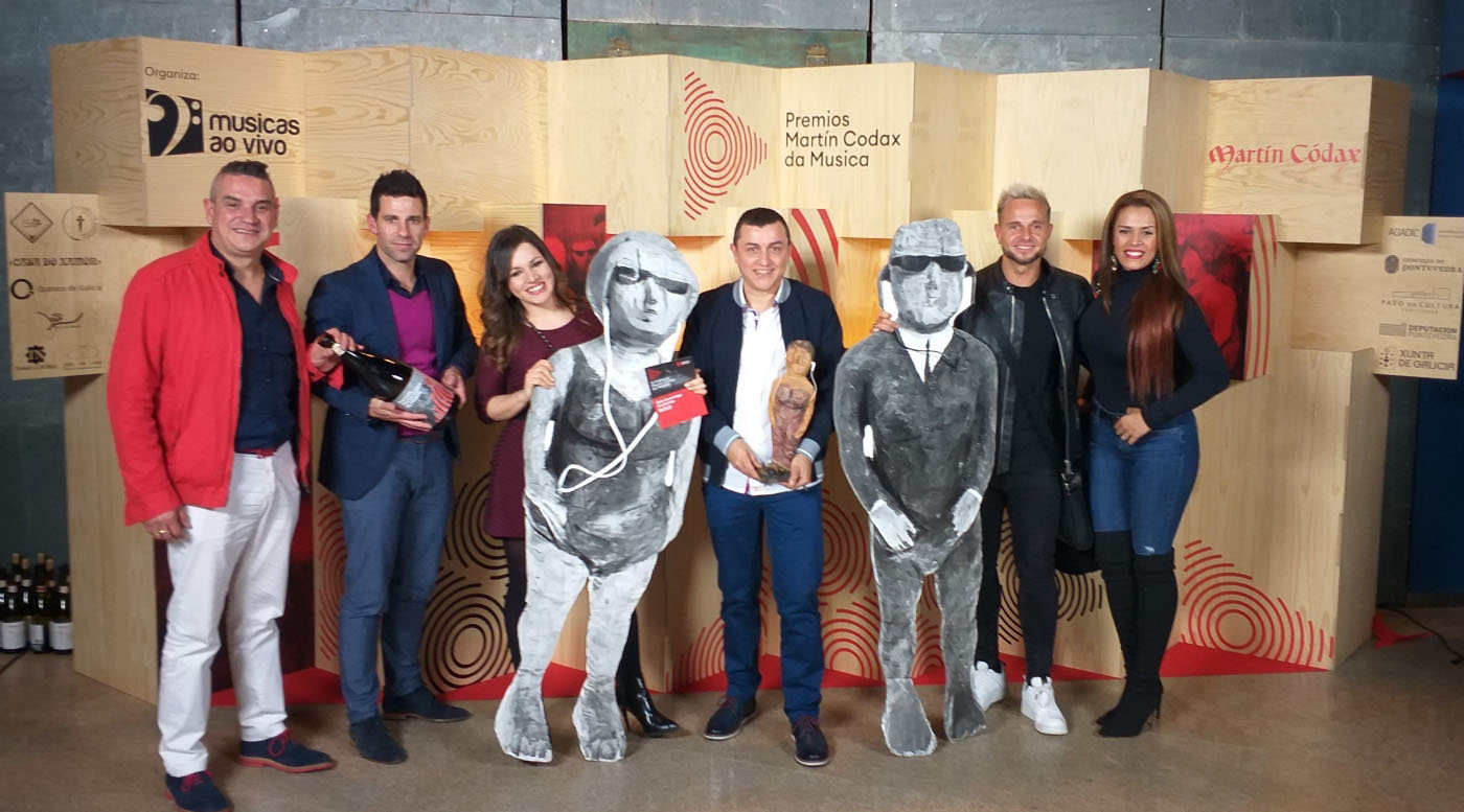 Los Satélites ganadores de los Premios Martín Codax da Música